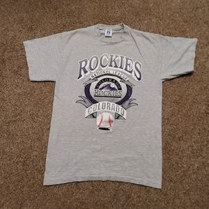 Vintage Colorado Rockies T-shirt. Logo 7. Size medium